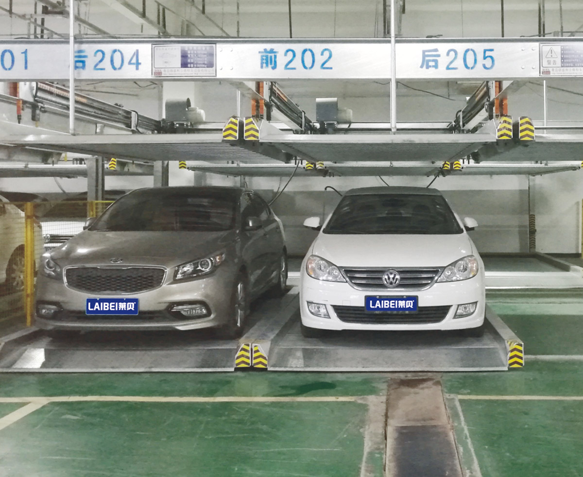 機(jī)械立體車位重列二層升降橫移機(jī)械式立體車庫